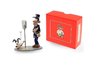 GASTON LAGAFFE 6580 Polizist Knüsel & Robothund Metall Mini Figur (L)