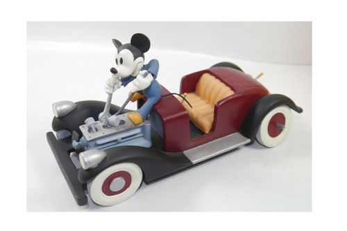 Micky Maus Service Station Auto Micky Mouse  Statuette Demons & Merveills (L)