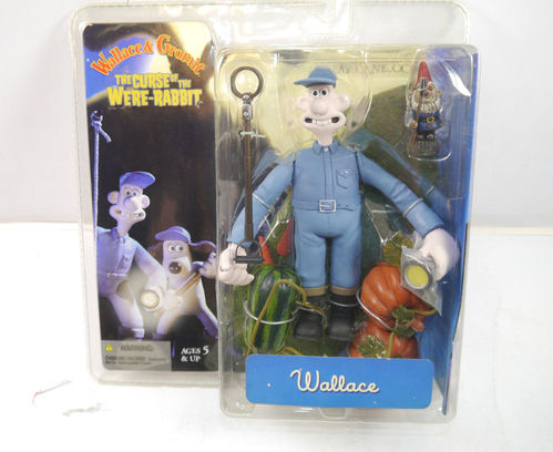 WALLACE &amp; GROMIT Curse of the Were-Rabbit : Wallace Actionfigur McFARLANE (KB13)