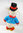 WALT DISNEY Dagobert Duck Uncle Scrooge Stofftier Plüschtier 70er ca.33cm (K8)