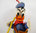 WALT DISNEY Donald Duck mit Angel Filz Figur felt 50er Lenci Italy Paperino (K48)