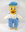 WALT DISNEY Donald Duck Stofftier Plüschtier mit Gummikopf 60er / 70er (K8)