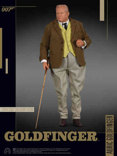 JAMES BOND Goldfinger - Auric Actionfigur BIG CHIEF Fröbe ca.30cm 1/6 Neu (L)*