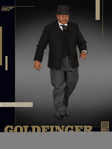 JAMES BOND Goldfinger - Oddjob Actionfigur BIG CHIEF ca.30cm 1/6 Neu (L)*