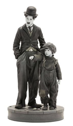 CHARLIE CHAPLIN "The Kid" Statue / Figur ( Old & Rare ) Statue INFINITE (L)