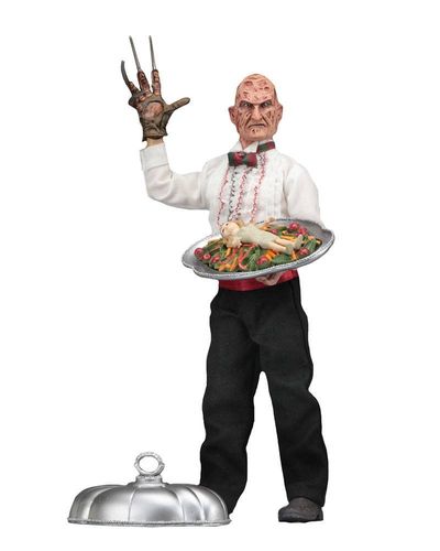 NIGHTMARE ON ELM STREET Retro : Chef Freddy Krueger Actionfigur NECA Neu (KB15)