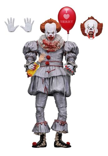 Stephen King IT Es 2017 I Heart Derry Ultimate Pennywise Actionfigur NECA (KB21)